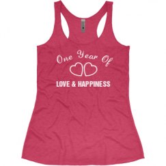 Ladies Slim Fit Super Soft Racerback Triblend Tank