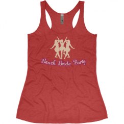 Ladies Slim Fit Super Soft Racerback Triblend Tank