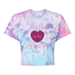 Women's Tie Dye Crop Top Tee