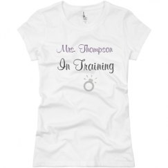 Ladies Slim Fit Basic Promo Jersey Tee