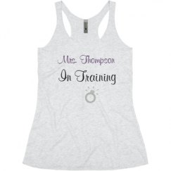 Ladies Slim Fit Super Soft Racerback Triblend Tank