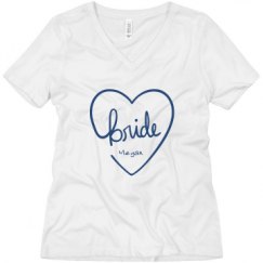 Ladies Relaxed Fit V-Neck Tee