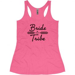 Bride Tribe Bride Bachelorette tank tops 