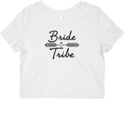 Ladies Slim Fit Crop Top Tee