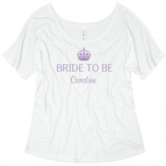 Ladies Flowy Slouchy Tee