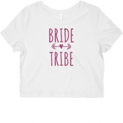 Ladies Slim Fit Crop Top Tee