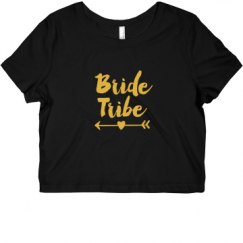 Ladies Slim Fit Crop Top Tee