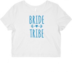 Ladies Slim Fit Crop Top Tee