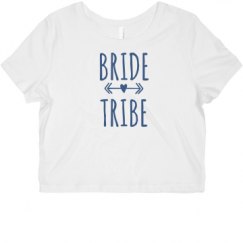 Ladies Slim Fit Crop Top Tee