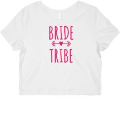 Ladies Slim Fit Crop Top Tee