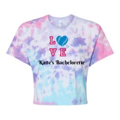 Women's Tie Dye Crop Top Tee