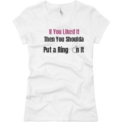 Ladies Slim Fit Basic Promo Jersey Tee