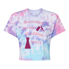 Women's Tie Dye Crop Top Tee