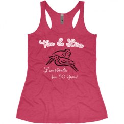 Ladies Slim Fit Super Soft Racerback Triblend Tank