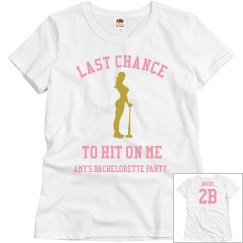 Hit On Me party fitted shirt