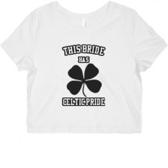 Ladies Slim Fit Crop Top Tee