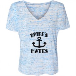 Ladies Flowy Slouchy V-Neck Tee