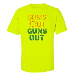 Unisex Ultra Cotton Safety Neon Crewneck Tee