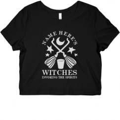 Ladies Slim Fit Crop Top Tee