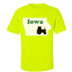 Unisex Ultra Cotton Safety Neon Crewneck Tee