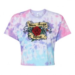Women's Tie Dye Crop Top Tee
