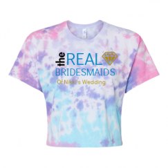 Women's Tie Dye Crop Top Tee