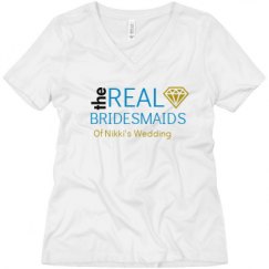Ladies Relaxed Fit V-Neck Tee
