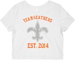 Ladies Slim Fit Crop Top Tee
