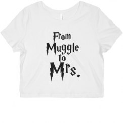 Ladies Slim Fit Crop Top Tee