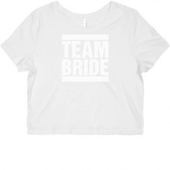 Ladies Slim Fit Crop Top Tee