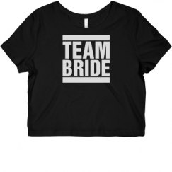 Ladies Slim Fit Crop Top Tee