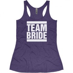 Ladies Slim Fit Super Soft Racerback Triblend Tank