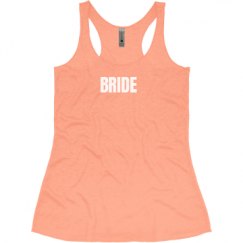 Ladies Slim Fit Super Soft Racerback Triblend Tank