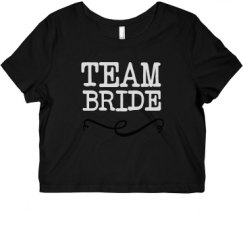 Ladies Slim Fit Crop Top Tee