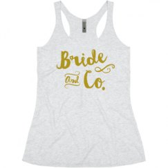 Ladies Slim Fit Super Soft Racerback Triblend Tank