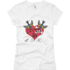 Ladies Slim Fit Basic Promo Jersey Tee