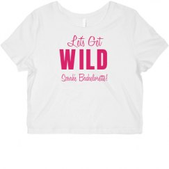 Ladies Slim Fit Crop Top Tee