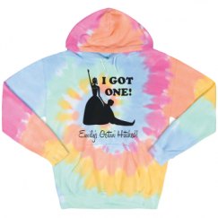 Unisex Tie-Dye Fleece Hoodie