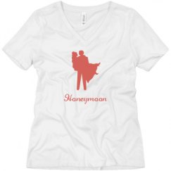 Ladies Relaxed Fit V-Neck Tee