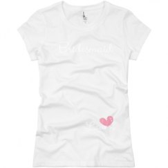 Ladies Slim Fit Basic Promo Jersey Tee