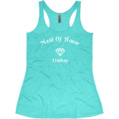 Ladies Slim Fit Super Soft Racerback Triblend Tank