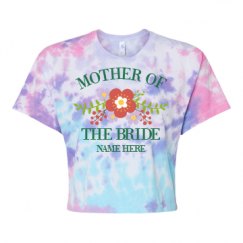 Women's Tie Dye Crop Top Tee