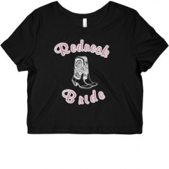 Ladies Slim Fit Crop Top Tee