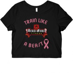 Ladies Slim Fit Crop Top Tee