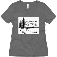 Ladies Relaxed Fit V-Neck Tee