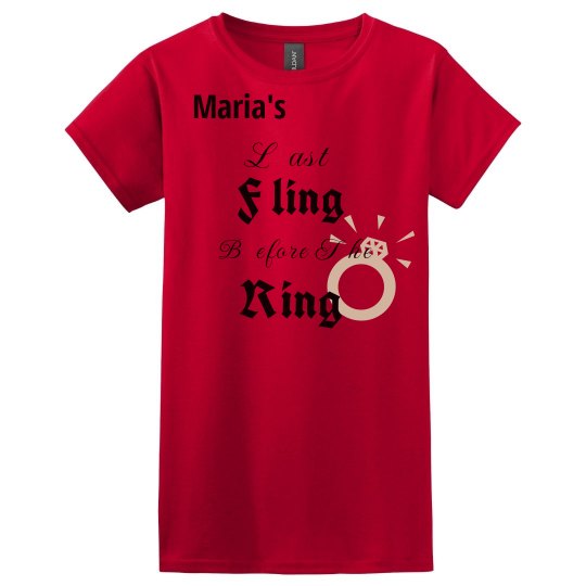 Final Fling Bling Tank Top