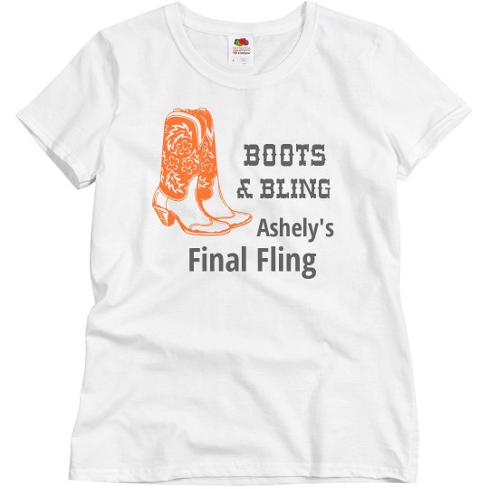 Final Fling Bling Tees