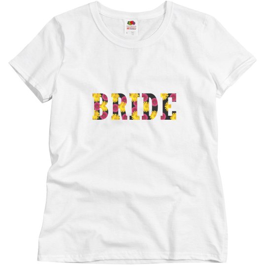 Floral Bride Tshirt