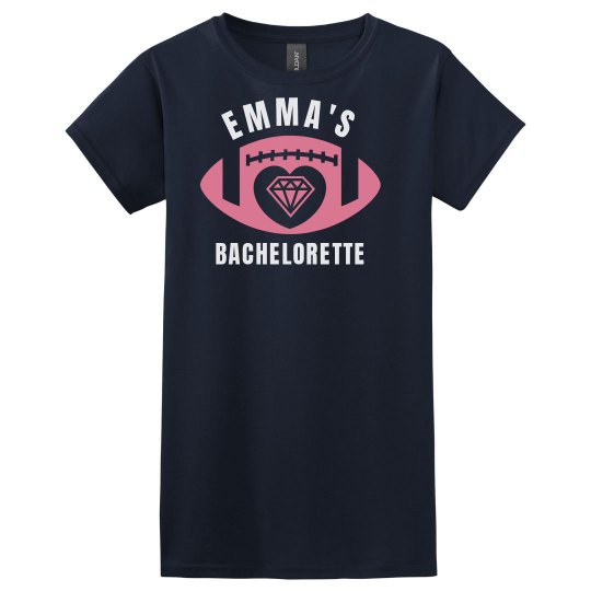 Football Bachelorette Tank Top