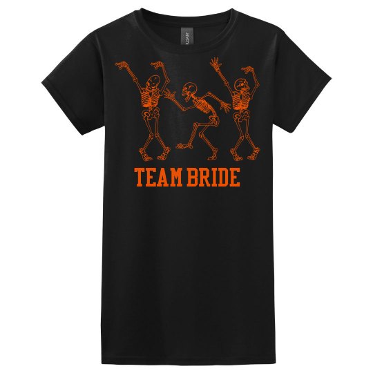 Halloween Wedding Team Bride Tshirts Halloween Wedding Team Bride Tshirts